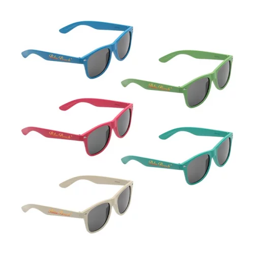 Lunettes de soleil en fibre de paille de blé