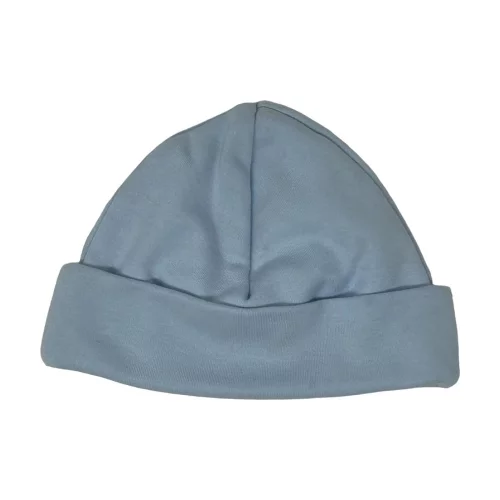 Bonnet pour nouveau-né en interlock de coton 100% pastel