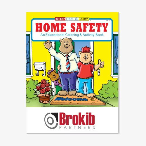 Livre de coloriage : Sécurité à la maison
