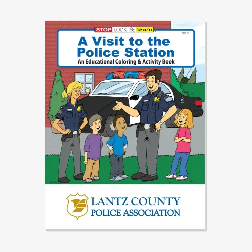 Coloring Book: My Visit with a Police Officer