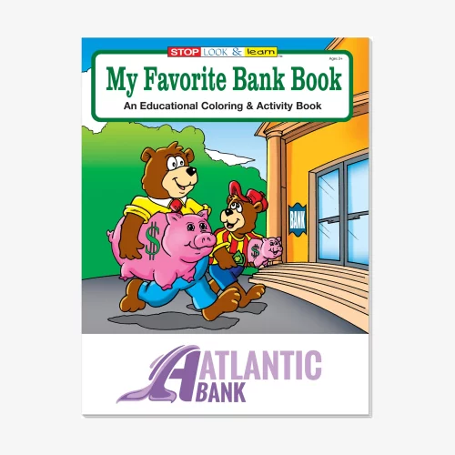 Coloring Book: Let's Go to the Bank