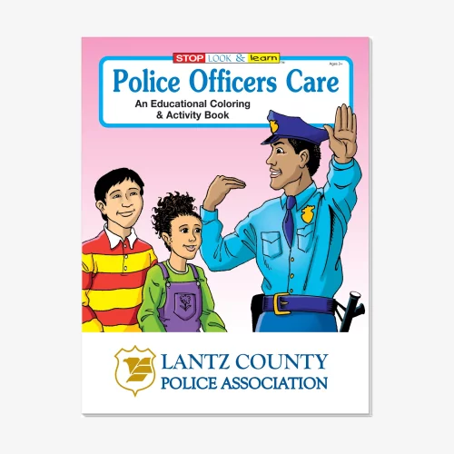 Coloring Book: Friendly Police Officers