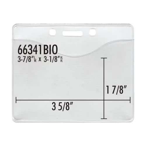 Porte-badge écologique pour convention ''H'' *Biodégradable*