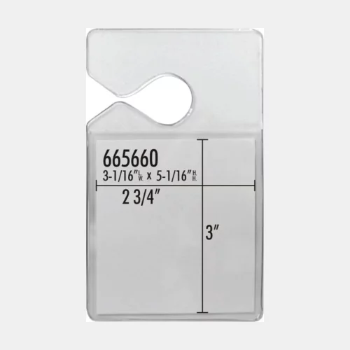 ID badge holder for Rear view mirror - .020'' res. 170°C ''V''