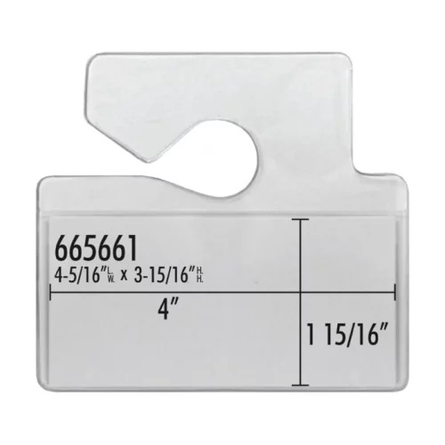 ID badge holder for Rear view mirror - .020'' res. 170°C ''H''