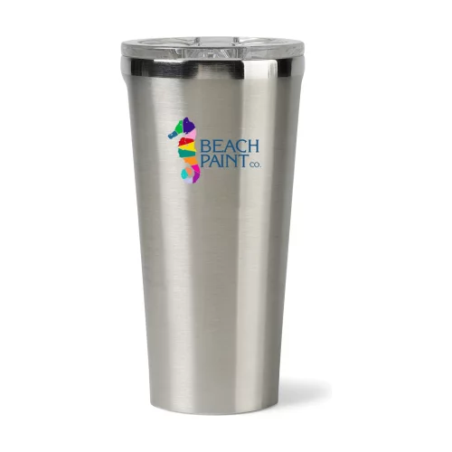 CORKCICLE® Tumbler - 16 Oz. - Brushed Steel