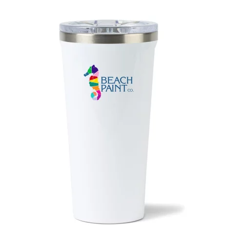 CORKCICLE® Tumbler - 16 Oz. - Gloss White