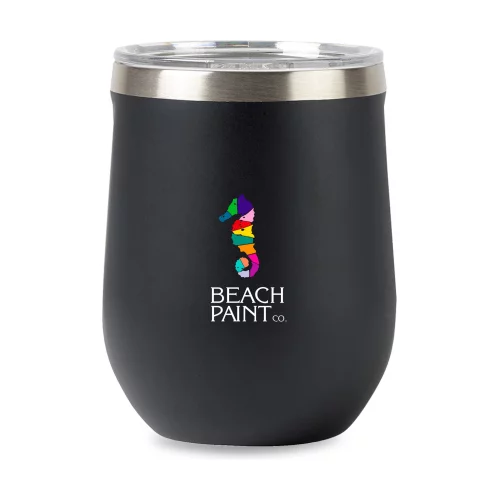 Verre à vin sans pied CORKCICLE® - 12 oz - Noir mat