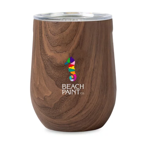 Verre à vin sans pied CORKCICLE® - 12 oz. - Noyer