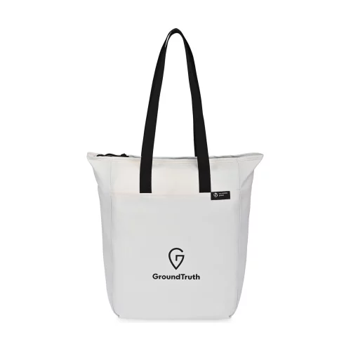 Renew rPET Zippered Tote - Cream