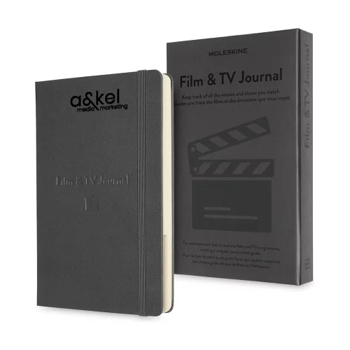 Journal Moleskine® Passion - Cinéma & Télévision - Gris