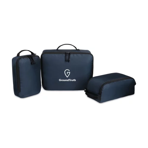 Renew rPET 3 Piece Packing Cube Set - Navy