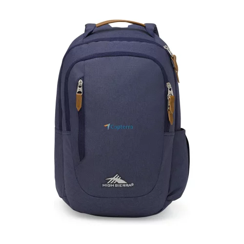 Sac à dos pour ordinateur portable High Sierra® Haidan - Bleu marine chiné
