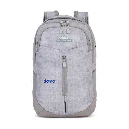 High Sierra® Swerve Pro Laptop Backpack - Silver Heather