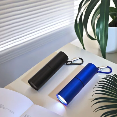 Cob LED Flashlight With Carabiner