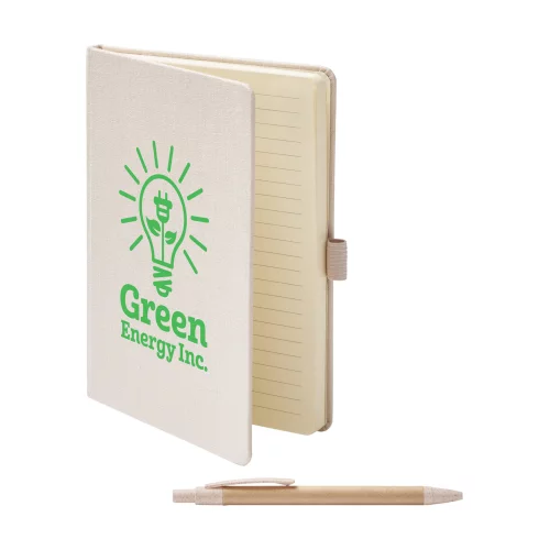 Journal et stylo en chanvre Econscious