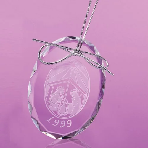 Ornement en forme ovale Logan