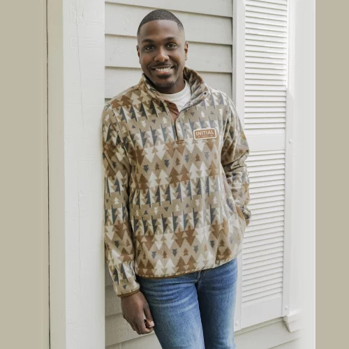 1/4 button-down sweatshirt - Unisex