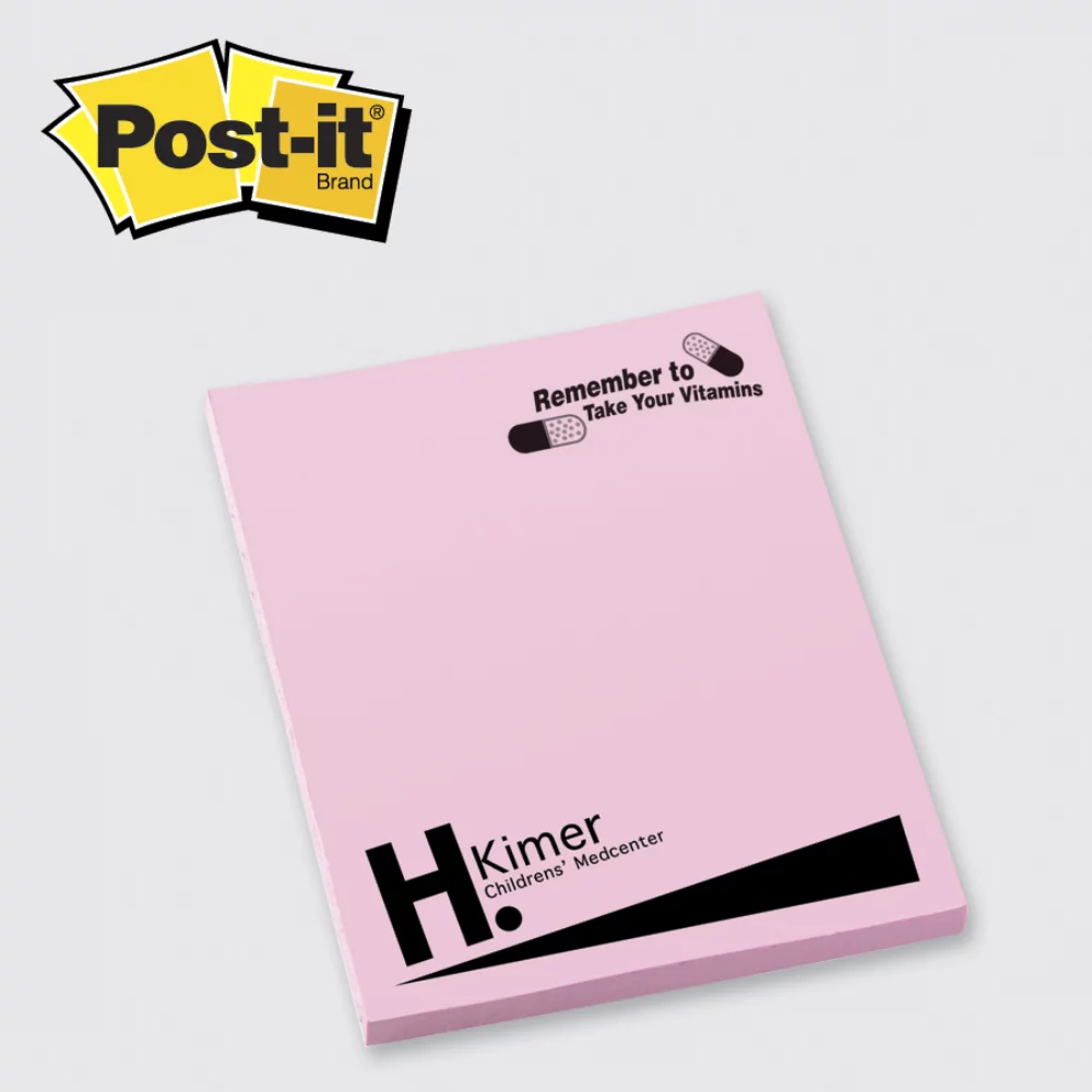 Notes Post-it® personnalisées (3"x4") 25 feuilles