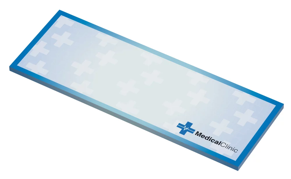 Custom Printed Low Quantity Digital Post-it® Notes (8"x2 7/8") 50 Sheets/ 4 Color