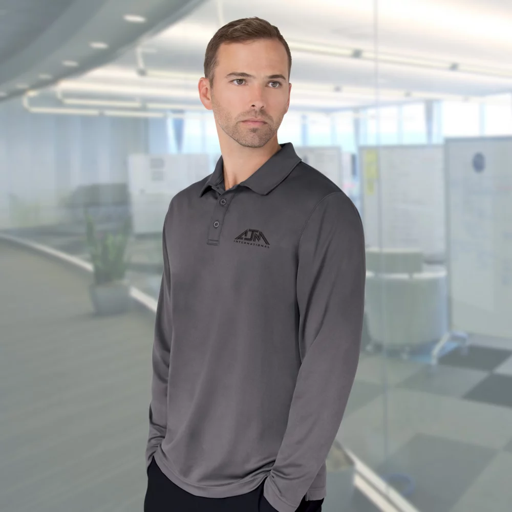 Men's Performance Long Sleeve Polo
