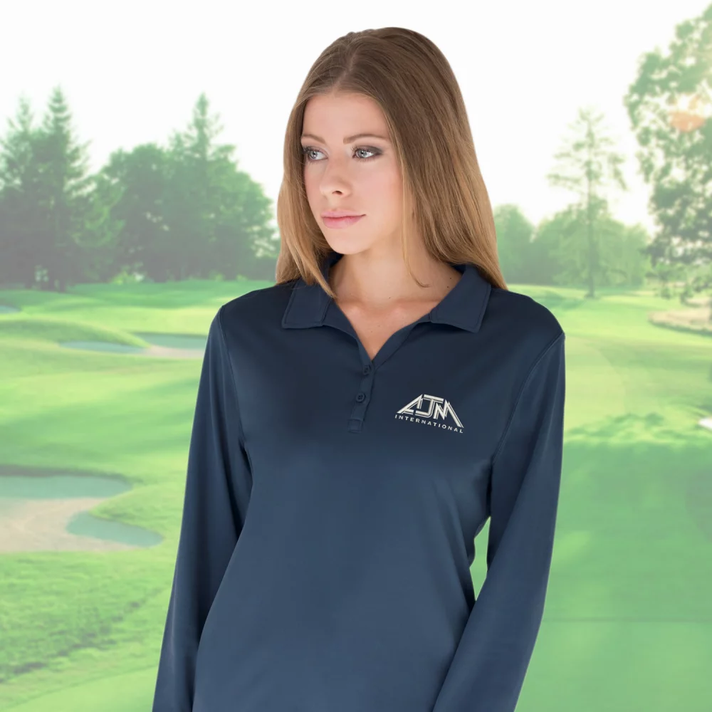 Polo à manches longues pour femme