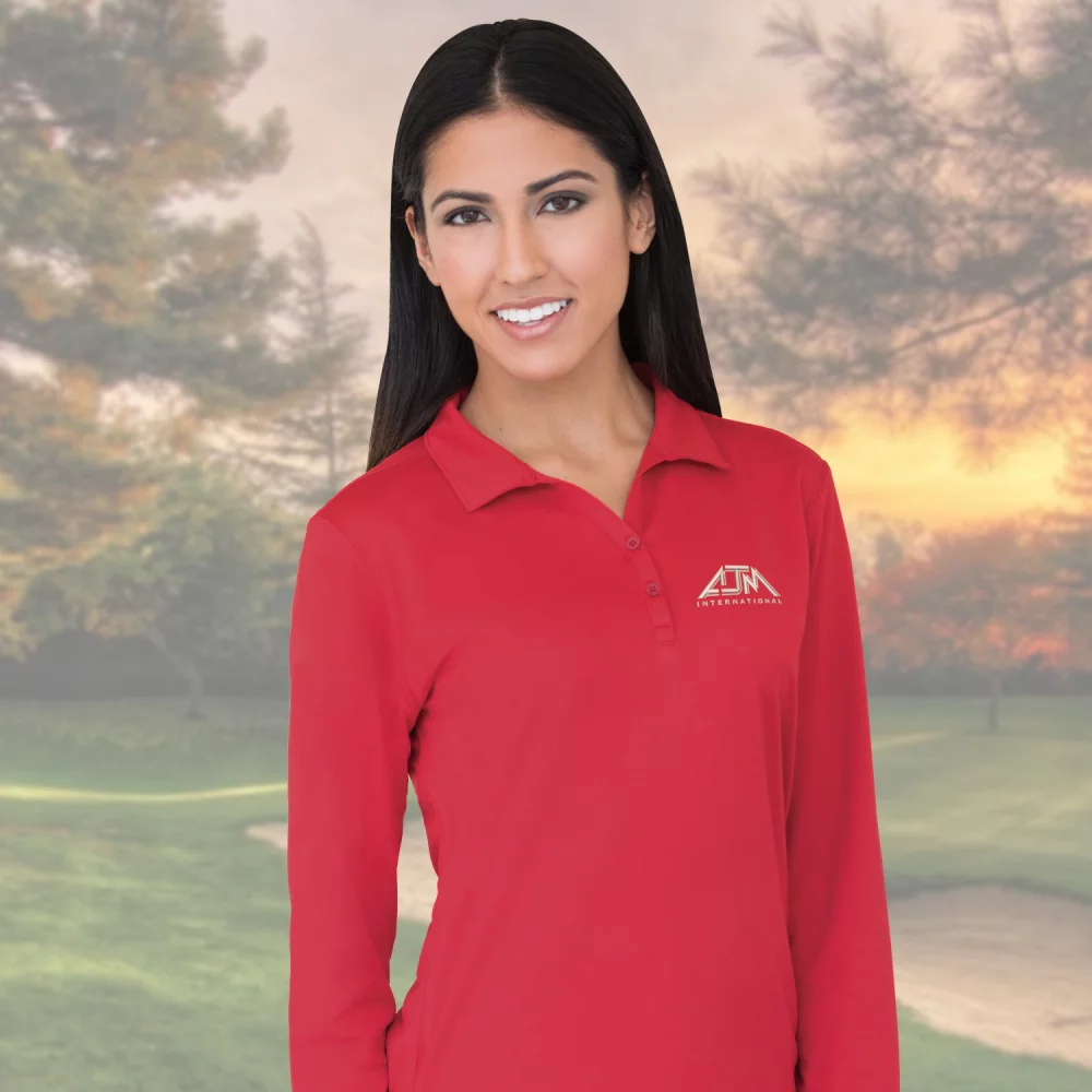 Polo à manches longues pour femme