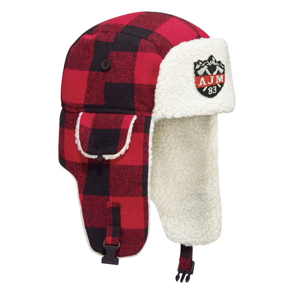 Chapeau d'hiver de bûcheron avec cache-oreilles