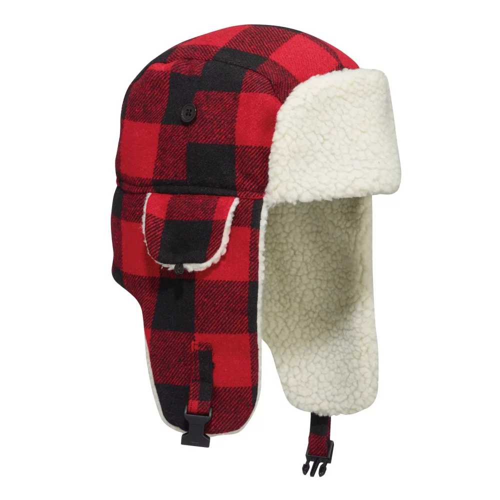 Chapeau d'hiver de bûcheron avec cache-oreilles