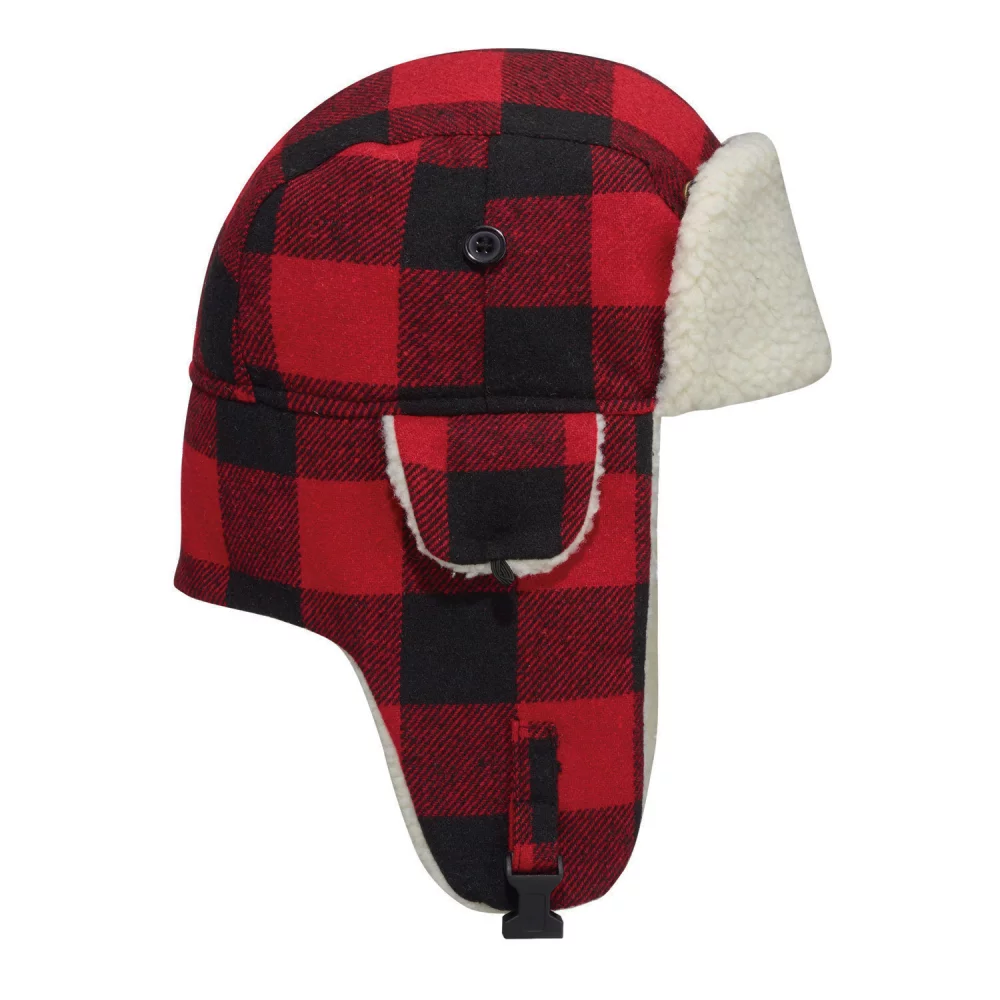 Chapeau d'hiver de bûcheron avec cache-oreilles