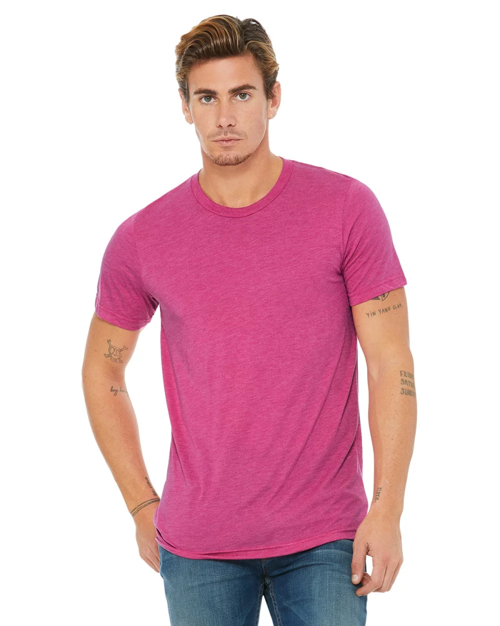 T-shirt unisexe en mélange triblend de BELLA+CANVAS
