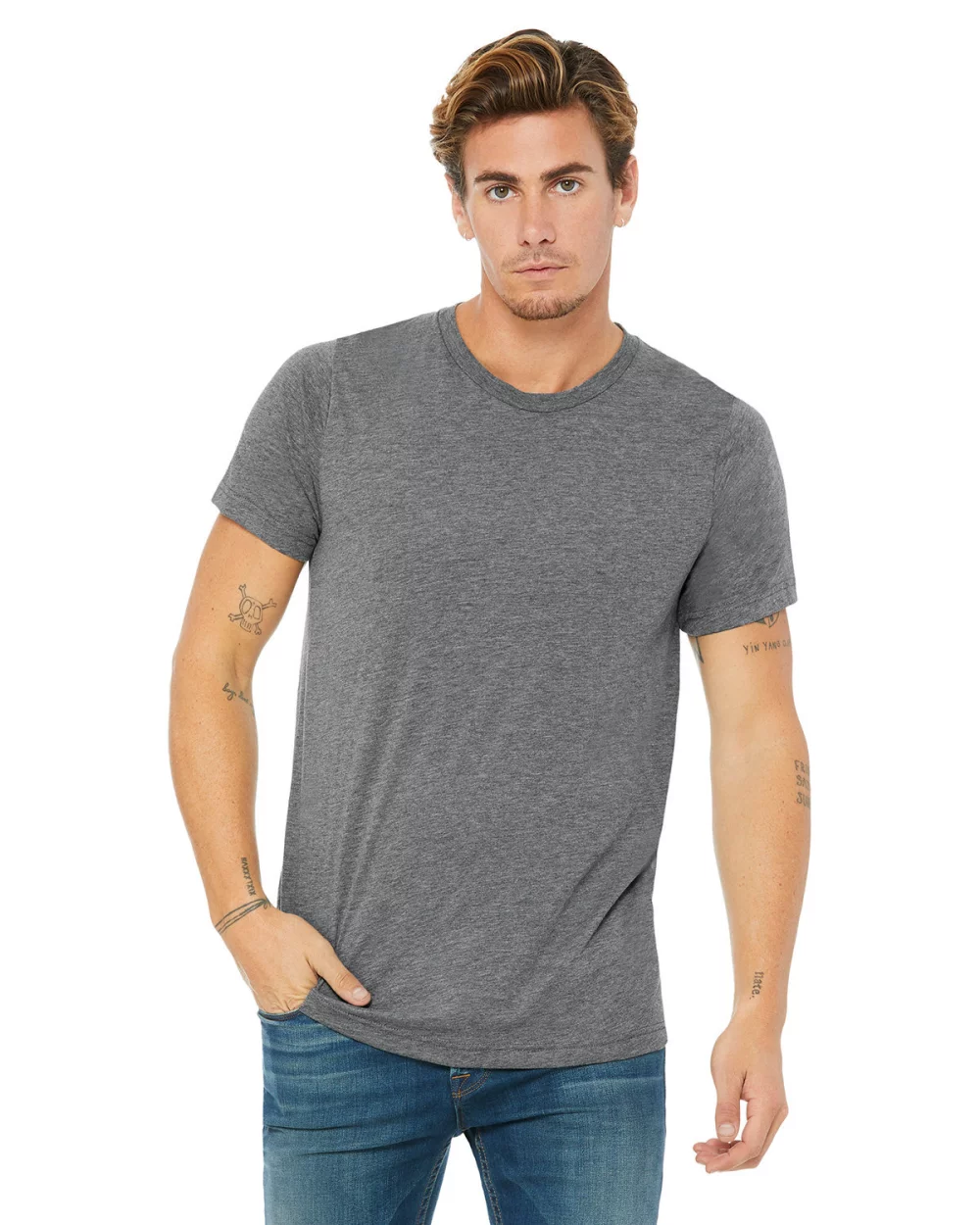 T-shirt unisexe en mélange triblend de BELLA+CANVAS