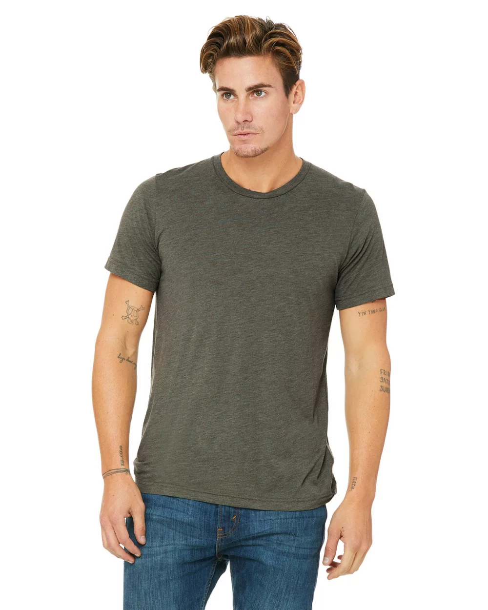 T-shirt unisexe en mélange triblend de BELLA+CANVAS