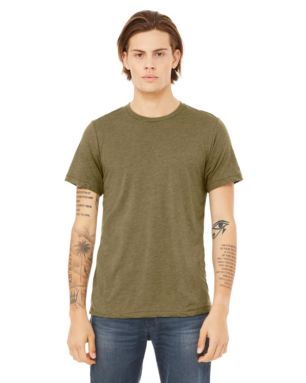 T-shirt unisexe en mélange triblend de BELLA+CANVAS