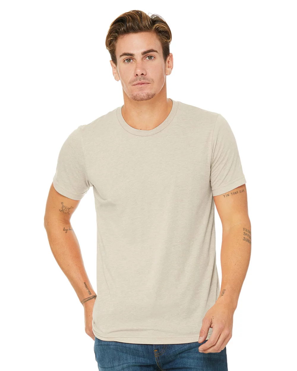 T-shirt unisexe en mélange triblend de BELLA+CANVAS