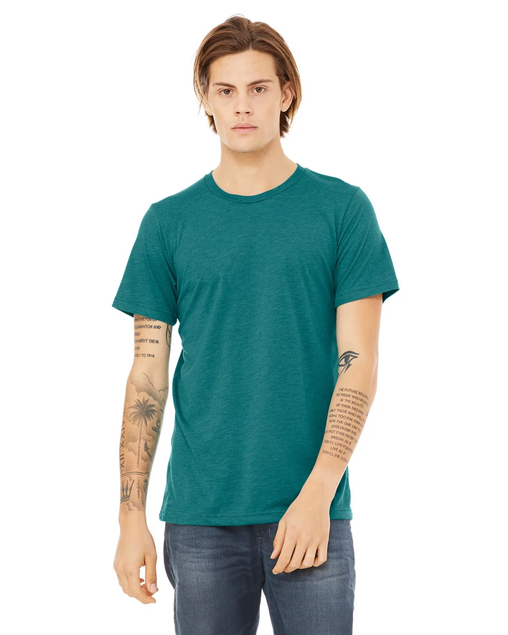 T-shirt unisexe en mélange triblend de BELLA+CANVAS