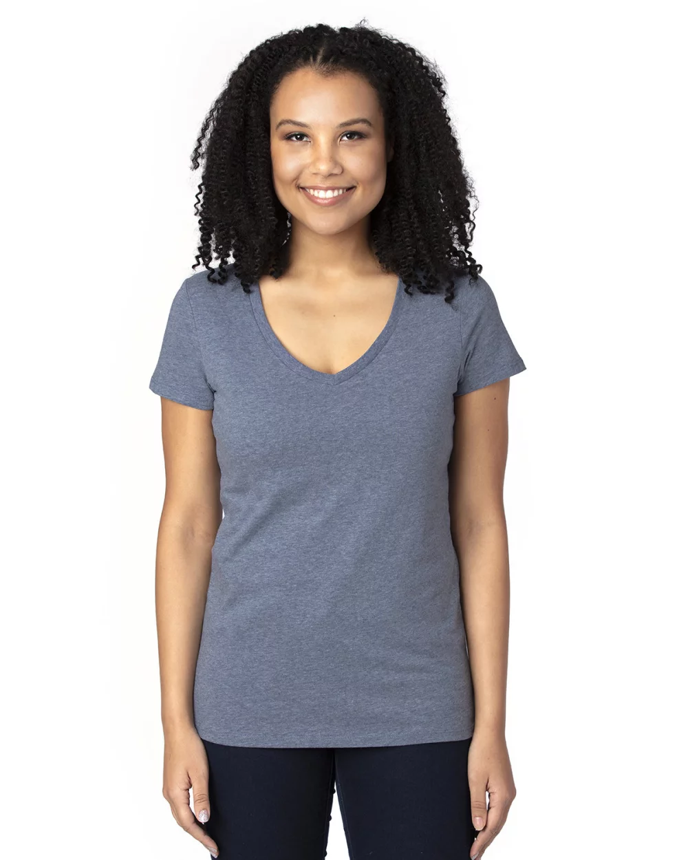 THREADFAST Ladies' Ultimate CVC V-Neck T-Shirt