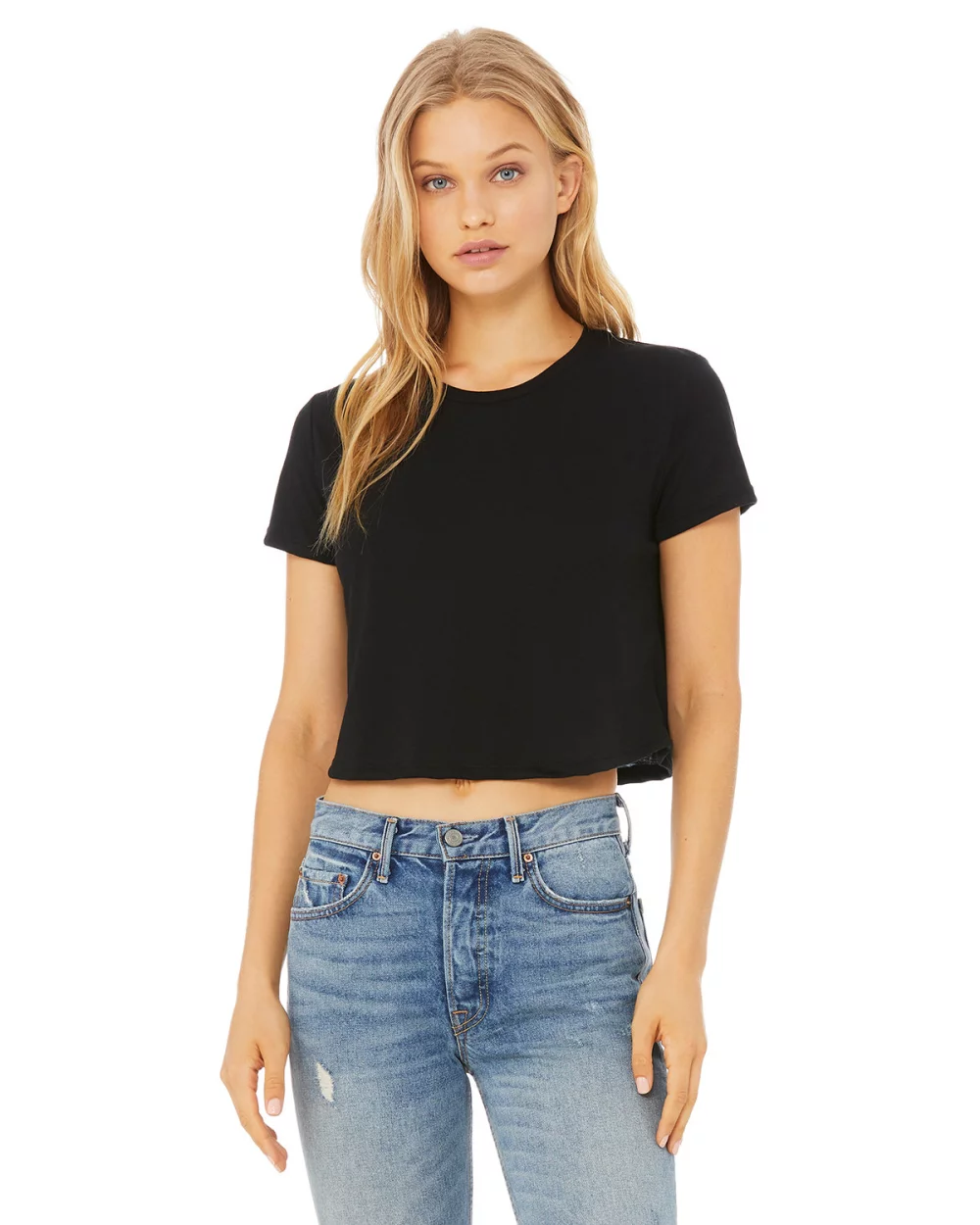 T-shirt court et ample pour femme de la marque BELLA+CANVAS.