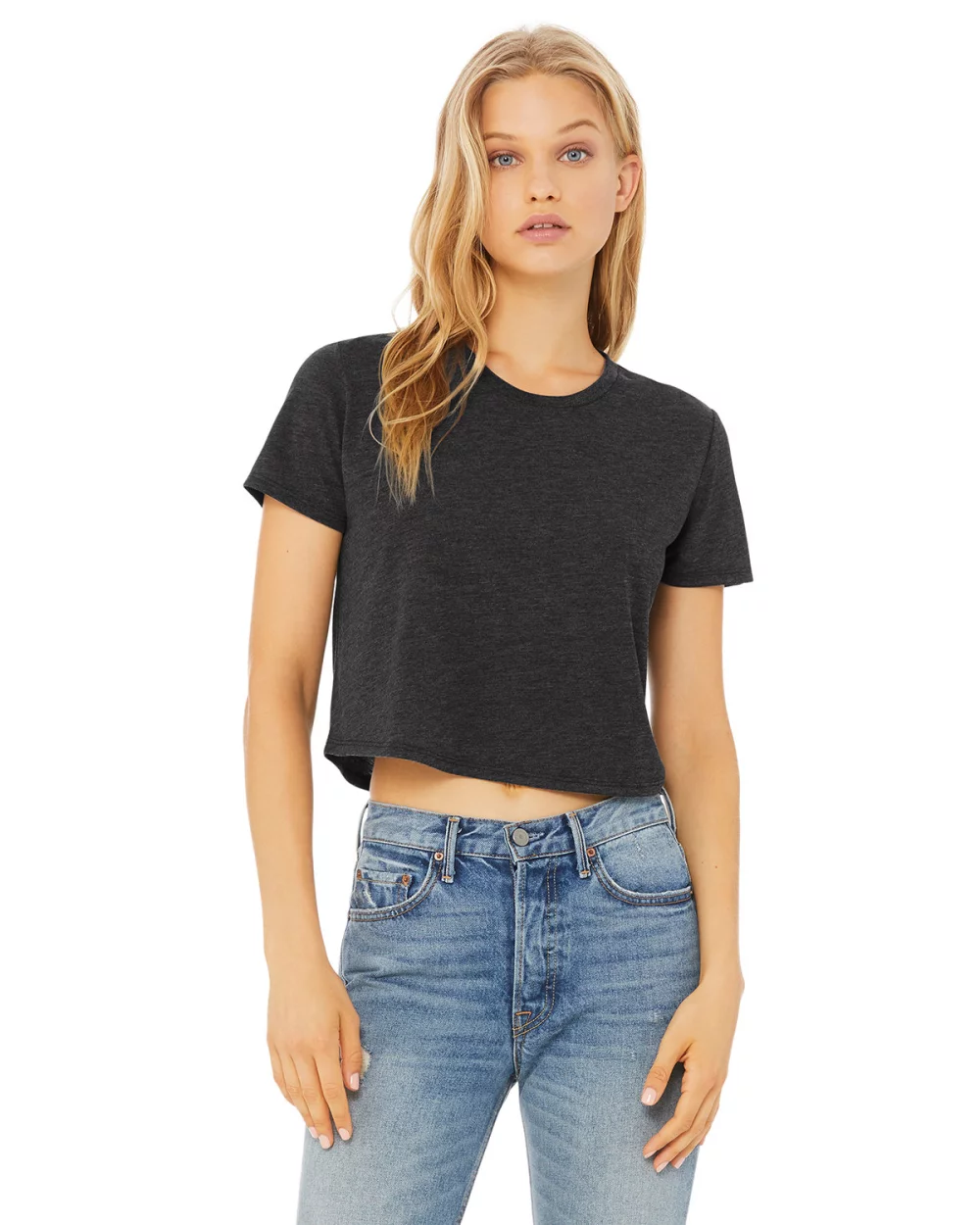 BELLA+CANVAS Ladies' Flowy Cropped T-Shirt