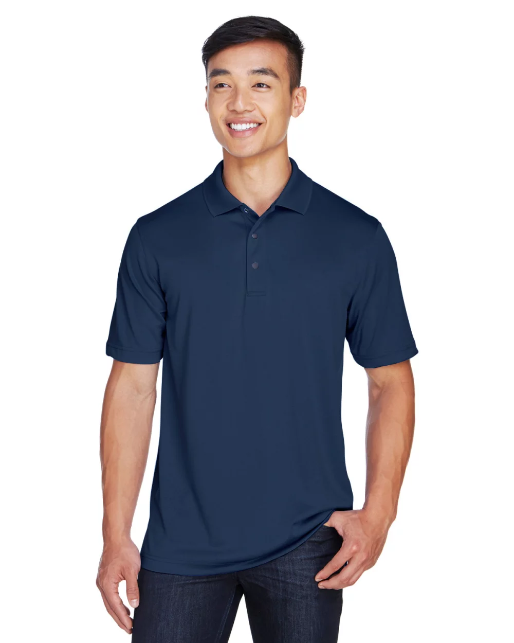 Harriton Men's Advantage Snag Protection Plus IL Snap Placket Polo
