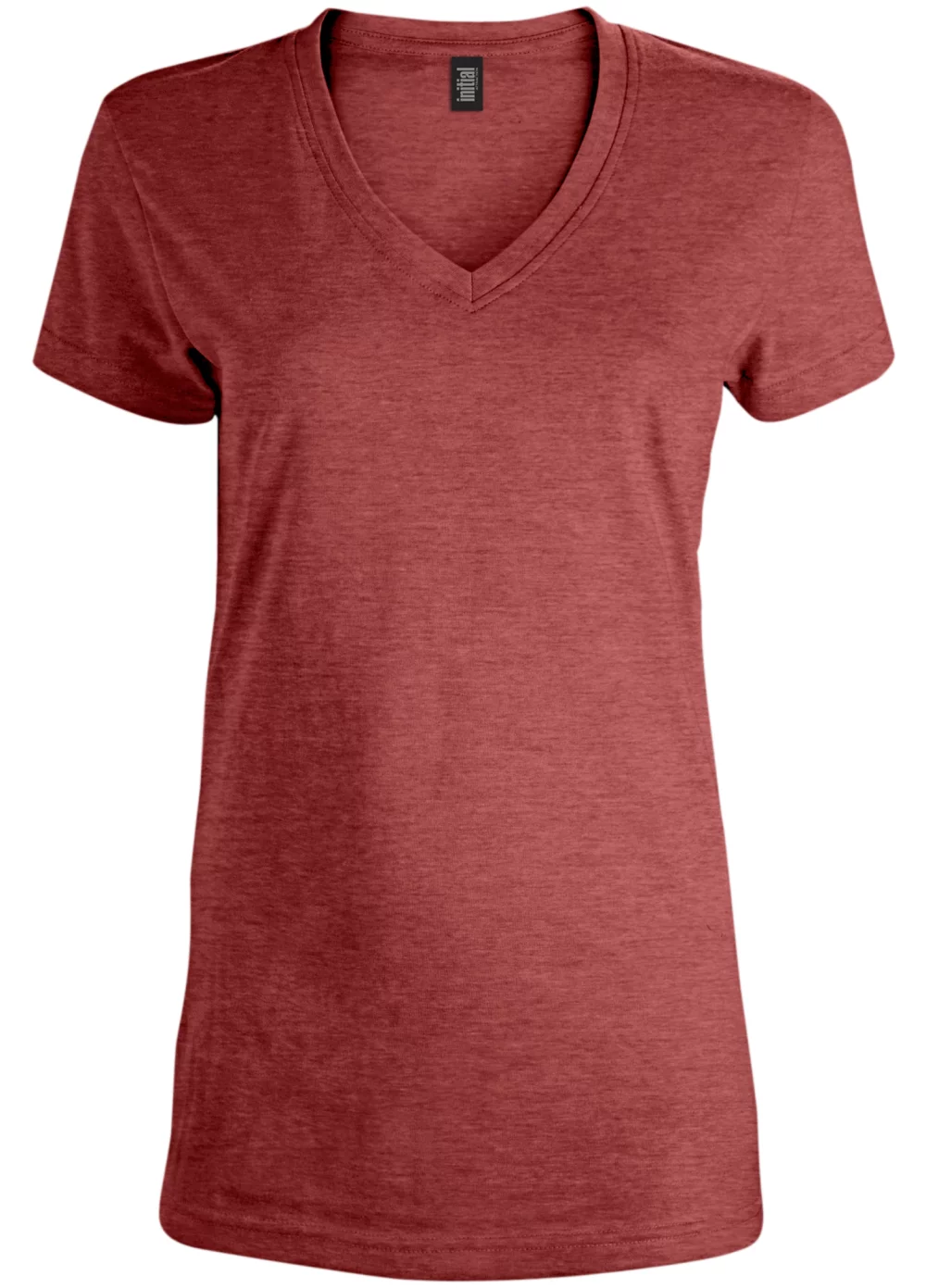 T-shirt col V pour femmes initial