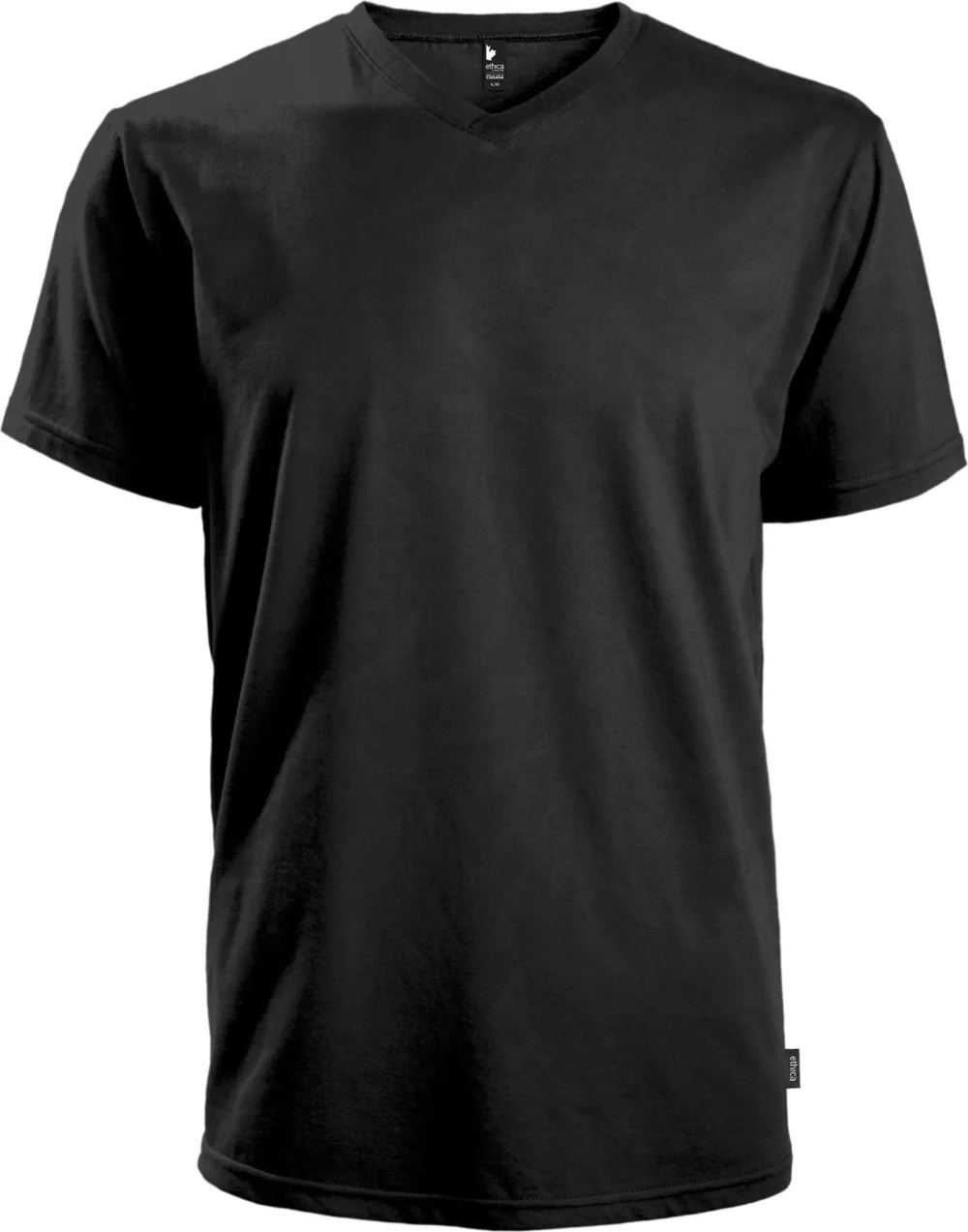 T-shirt unisexe à col en V Ethica