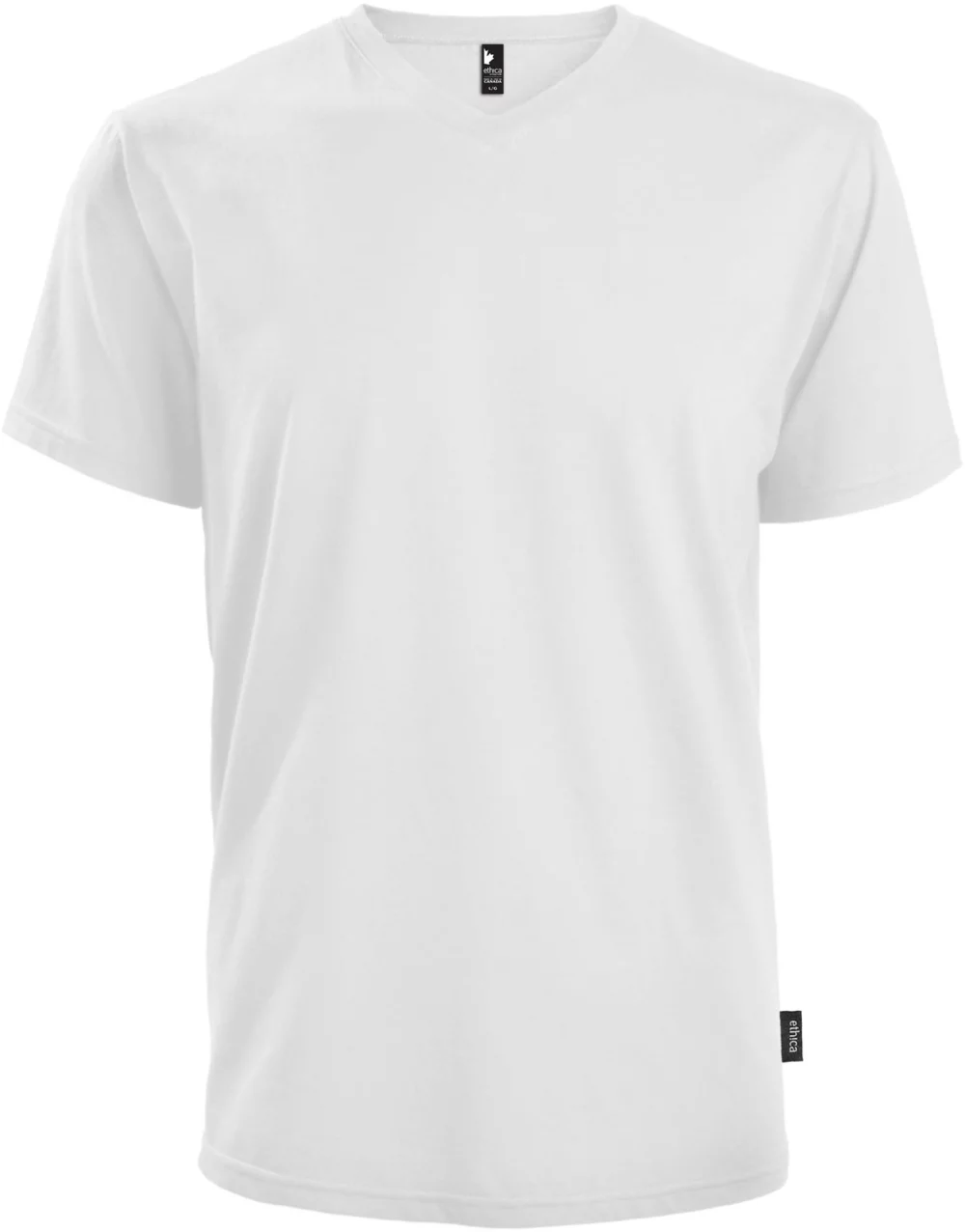 T-shirt unisexe à col en V Ethica