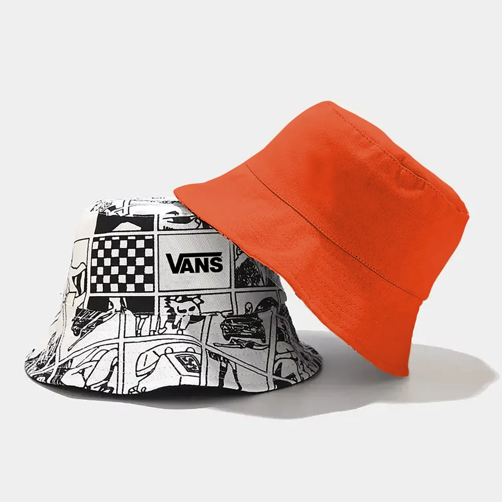 Chapeau seau réversible imprimé intégralement