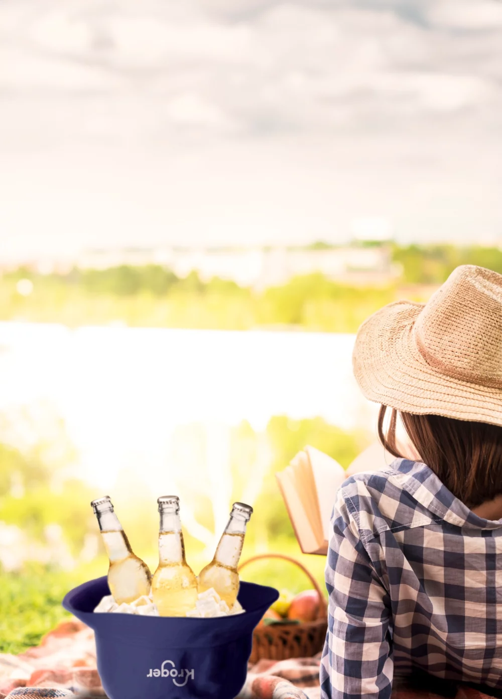 Chapeau seau isotherme personnalisé avec impression intégrale