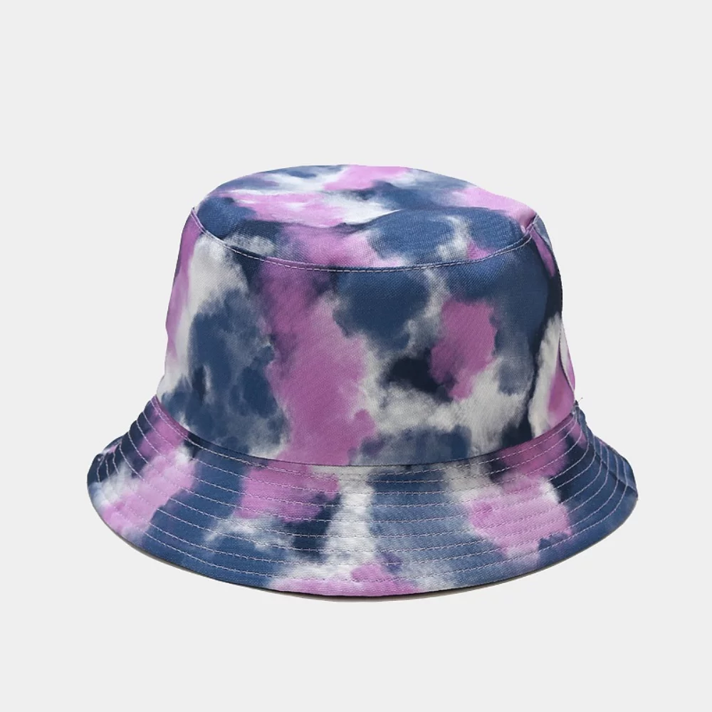 Chapeau de seau avec un design tie and dye sublimé