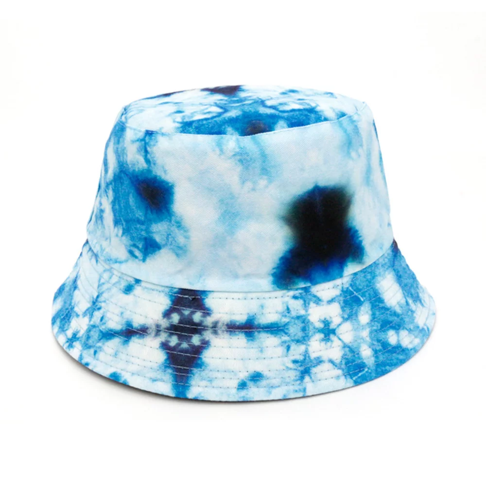 Chapeau de seau avec un design tie and dye sublimé