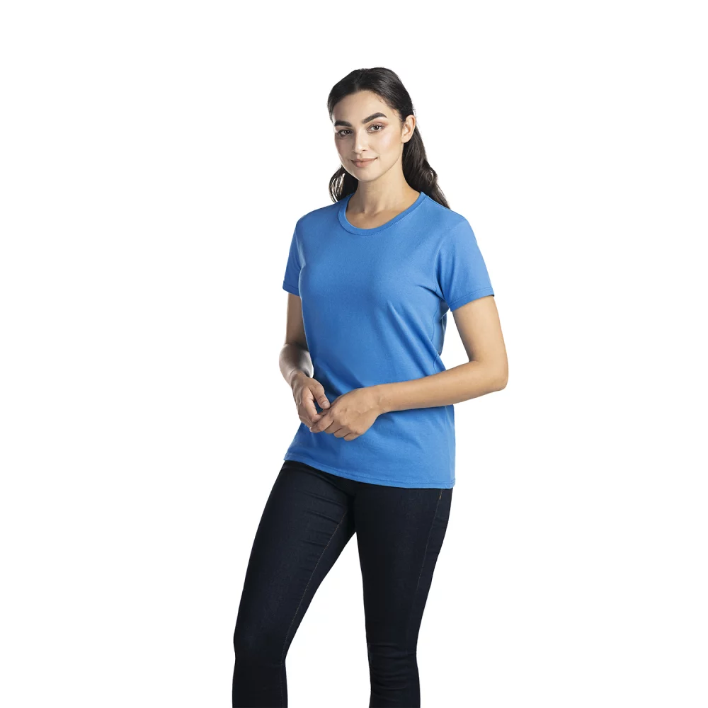 Ladies Ring Spun Combed Cotton Crewneck T-Shirt