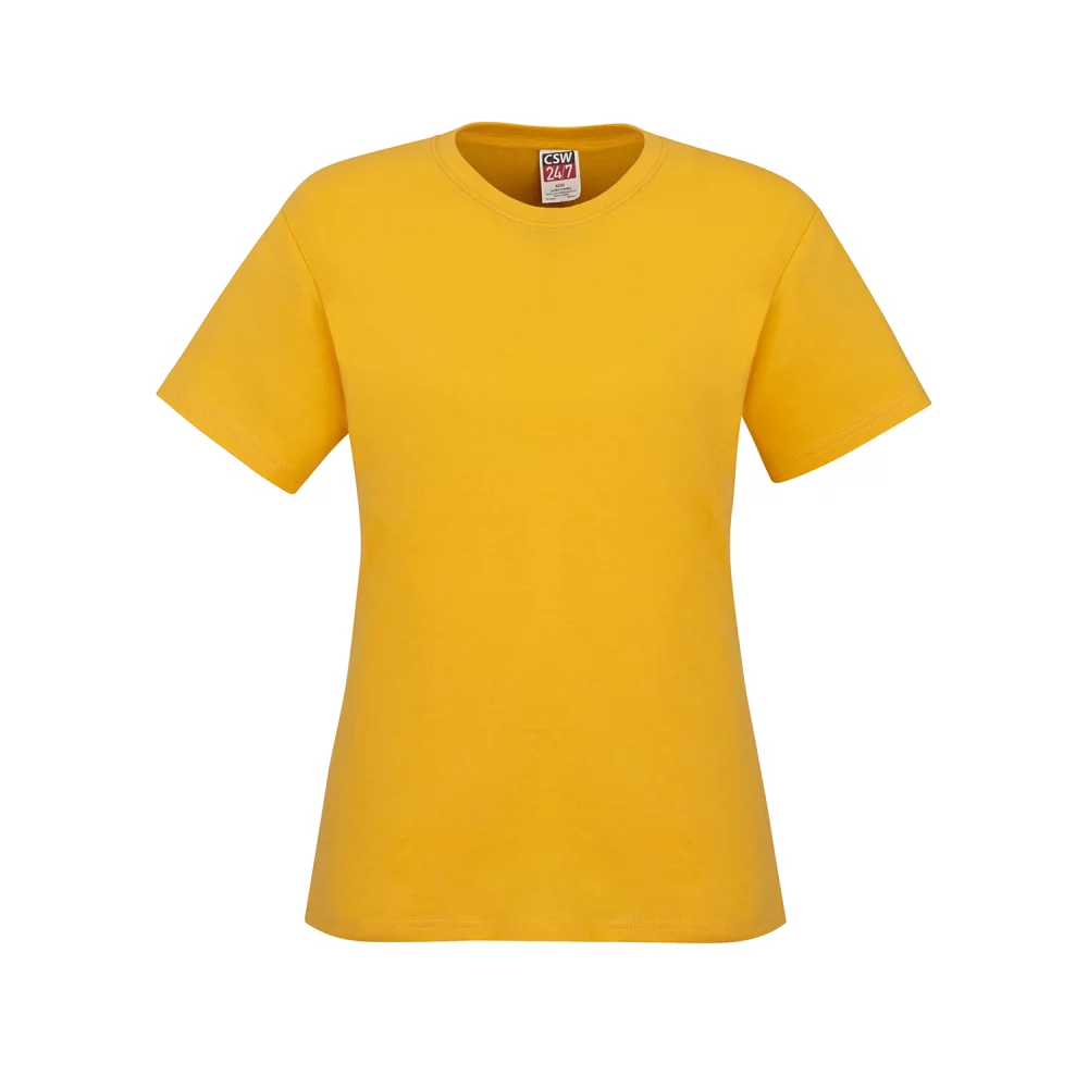 Ladies Ring Spun Combed Cotton Crewneck T-Shirt