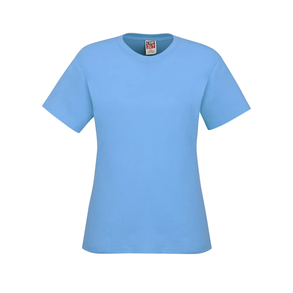 Ladies Ring Spun Combed Cotton Crewneck T-Shirt